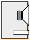 Bass reflex enclosure