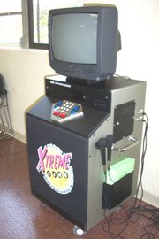 A Karaoke machine